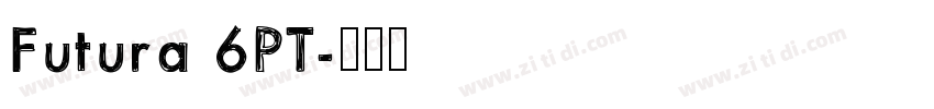 Futura 6PT字体转换